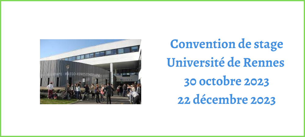 Lire la suite à propos de l’article Convention université de Rennes